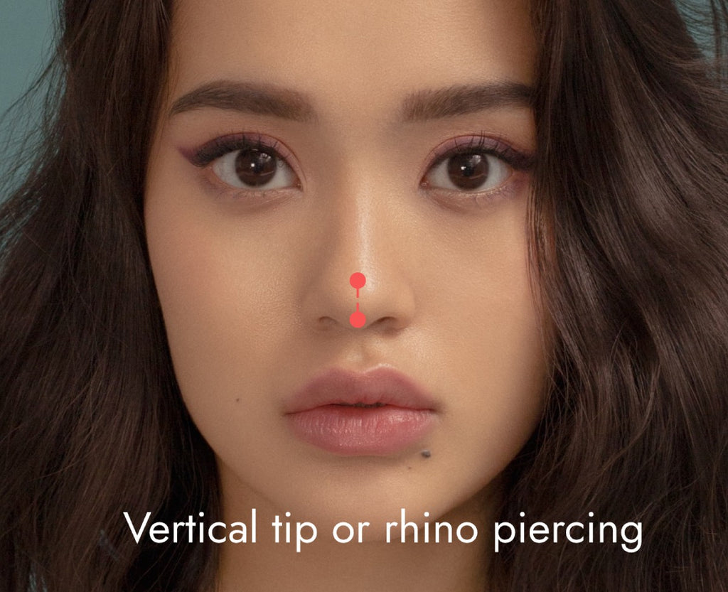 Rhino Piercing (Vertical Nose Tip): Pain, Healing, Cost, Jewelry, Gauge, Aftercare, and Cleaning