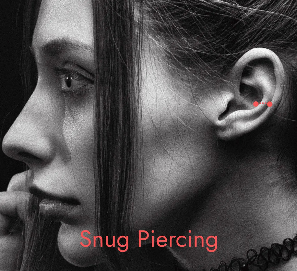 Piercing Snug: dolore, guarigione, costi, gioielli, rischi, assistenza post-operatoria, pulizia