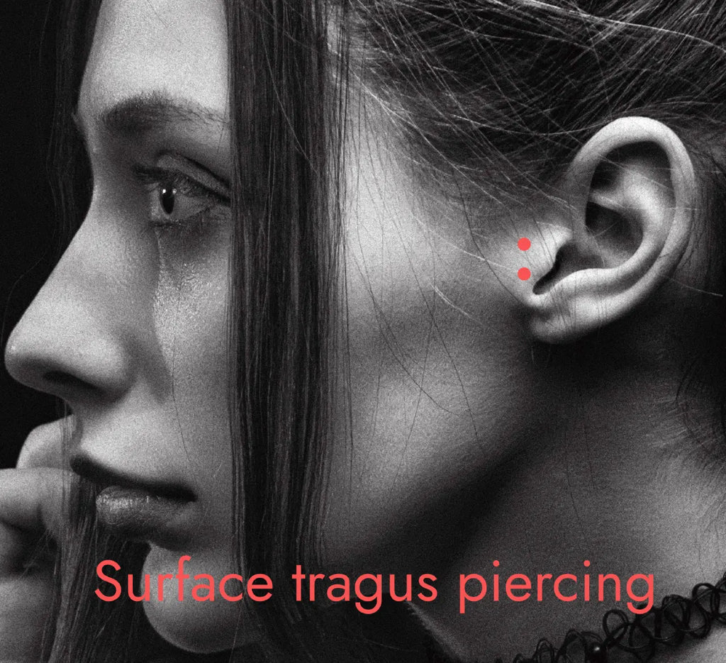 Piercing Surface Tragus: durata, pericolo, dolore, guarigione, costo, gioielli, pro e contro, assistenza post-operatoria